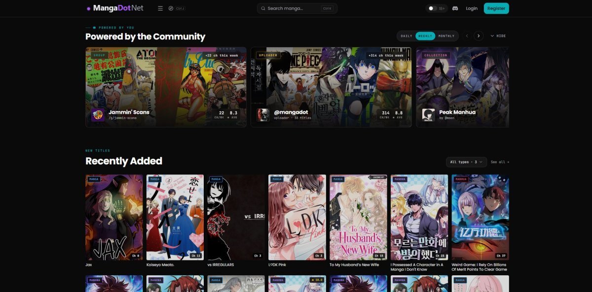 Website screen preview