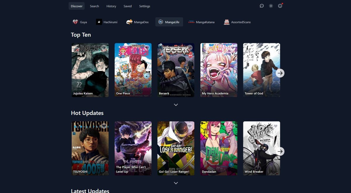 Website screen preview