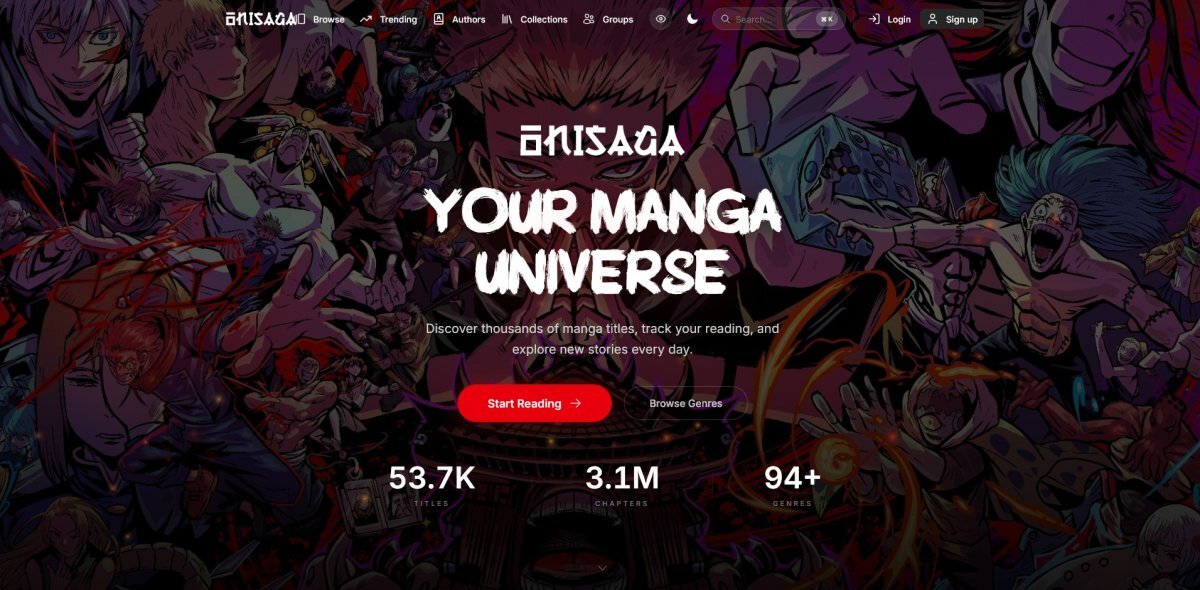Website screen preview